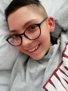 Samuel, hijo de Milena Agudelo, también la convoca a compartir su tarea sobre los valores.